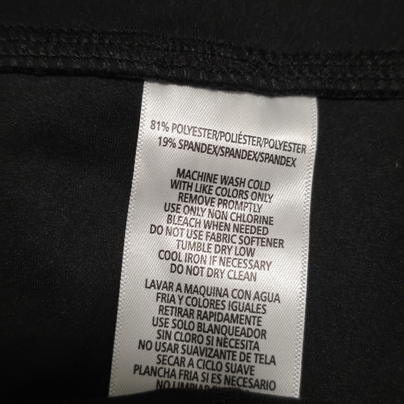 Calvin Klein Performance Stretch Moisture Wick Biker Shorts XL Black - Picture 4 of 6